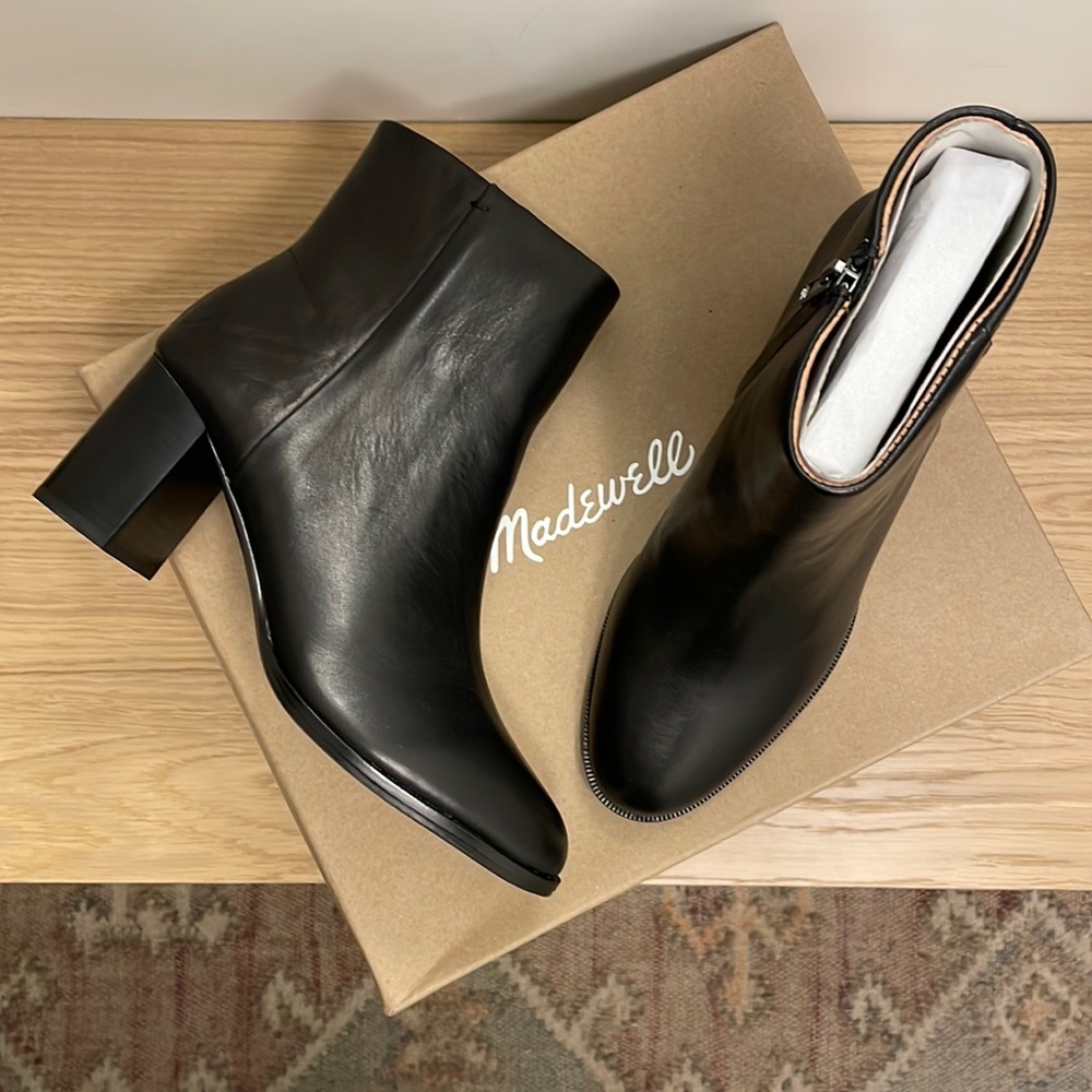 Madewell Mira Side-Seam Ankle boot - black - size 8.5 - brand new